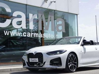 Usata BMW 420 Cabriolet M Sport 190 CV (139 kW) 2023 Bianco Cabrio