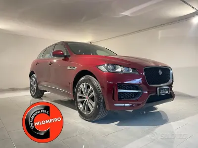 Usata Jaguar F-Pace R-Sport 182 CV (133 kW) 2017 Rosso SUV