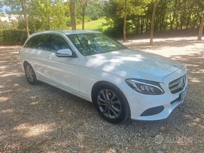 Usata Mercedes C200 184 CV (135 kW) 2017 Bianco Berlina