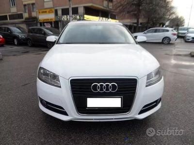 Usata Audi A3 Attraction 105 CV (77 kW) 2011 Bianco Utilitaria