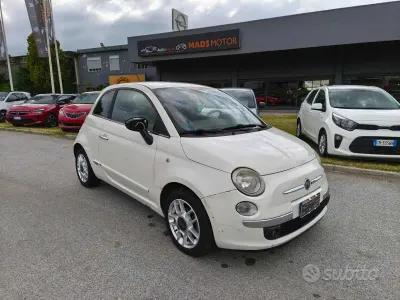 Usata Fiat 500 Sport 75 CV (55 kW) 2009 Bianco Cabrio