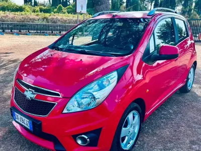Usata Chevrolet Spark LS 79 CV (58 kW) 2010 Rosso Utilitaria