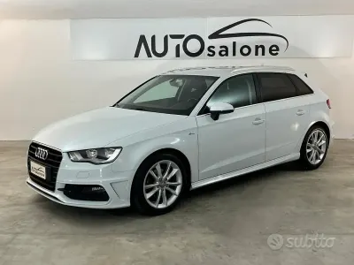 Usata Audi A3 Admired 110 CV (80 kW) 2015 Bianco Berlina