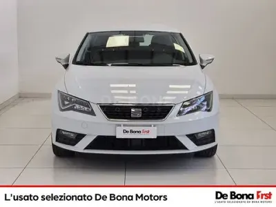 Usata Seat Leon Business 116 CV (85 kW) 2020 Bianco Utilitaria