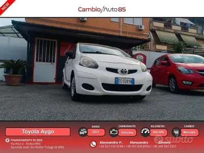 Usata Toyota Aygo 68 CV (50 kW) 2011 Bianco Utilitaria
