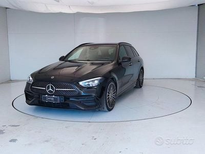 Usata Mercedes C220 AMG line 200 CV (147 kW) 2025 Nero ossidania Station wagon