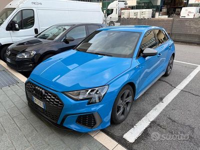 Usata Audi A3 S-Line 150 CV (110 kW) 2023 Blu/azzurro Berlina