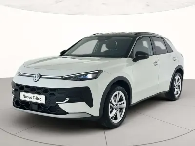 Nuova VW T-Roc Life 150 CV (110 kW) 2026 Pure white nero SUV