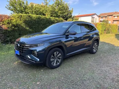 Usata Hyundai Tucson 230 CV (169 kW) 2021 Blu/azzurro SUV