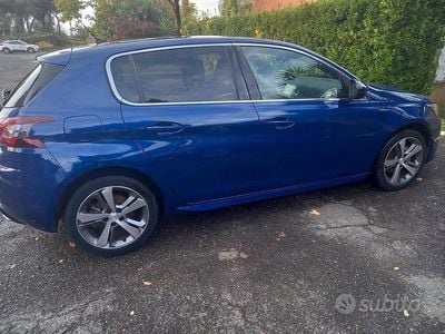 Usata Peugeot 308 GT-line 131 CV (96 kW) 2020 Blu/azzurro Berlina