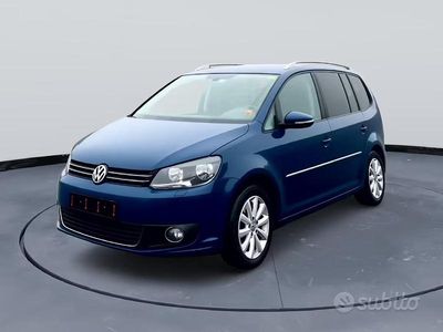 Usata VW Touran Highline 140 CV (102 kW) 2012 Blu Monovolume