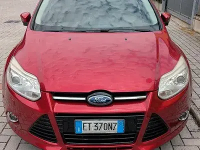 Usata Ford Focus Titanium 115 CV (84 kW) 2013 Rosso Berlina