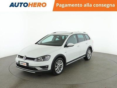 Usata VW Golf Alltrack 184 CV (135 kW) 2016 Bianco Station wagon