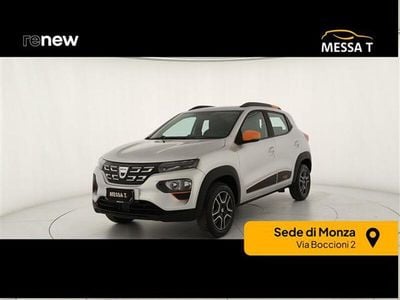 Usata Dacia Spring Comfort Plus 33 kW (45 CV) 2021 Grigio chiaro Utilitaria