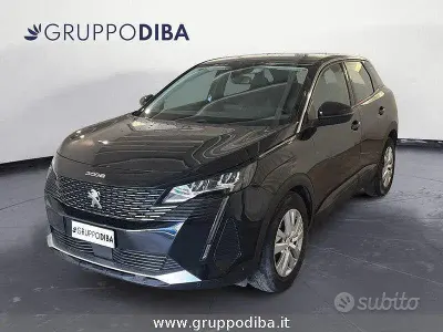 Usata Peugeot 3008 Active 131 CV (96 kW) 2022 Nero SUV