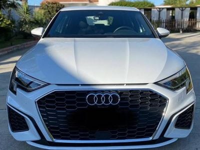 Usata Audi A3 S-Line 150 CV (110 kW) 2022 Bianco Berlina