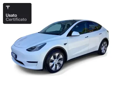 Gebraucht Tesla Model Y Long Range AWD 258 kW (351 PS) 2023 Weiß SUV