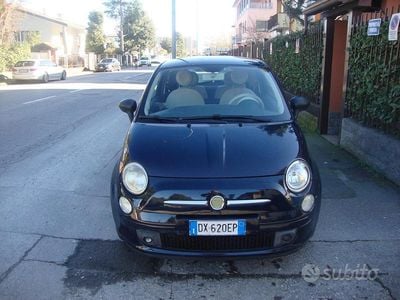 Usata Fiat 500 75 CV (55 kW) 2009 Blu Cabrio