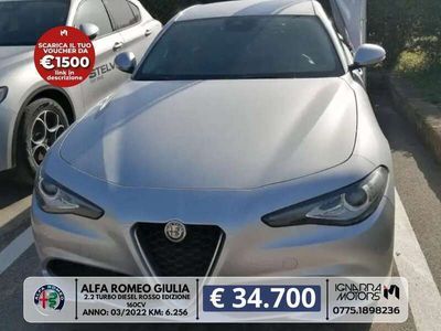 usata Alfa Romeo Giulia 2.2 t Rosso Edizione 160cv auto