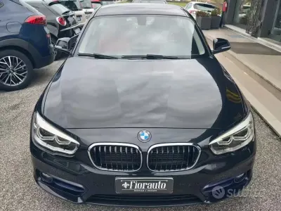 Usata BMW 116 Sport Line 116 CV (85 kW) 2015 Nero Utilitaria
