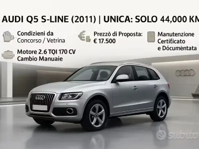 Usata Audi Q5 S-Line 170 CV (125 kW) 2011 Bianco SUV