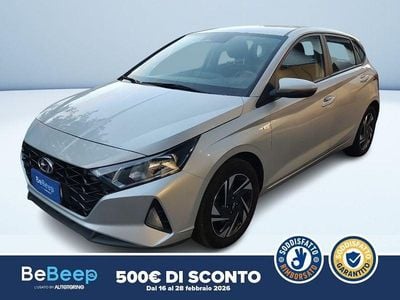 Usata Hyundai i20 101 CV (74 kW) 2022 Grigio metallizzato Monovolume