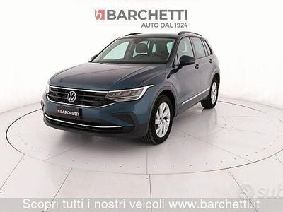 Usata VW Tiguan Life 150 CV (110 kW) 2021 Blu/azzurro SUV