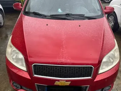 Usata Chevrolet Aveo LS 82 CV (60 kW) 2009 Rosso Berlina