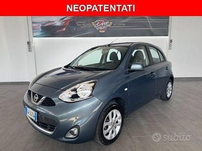 Usata Nissan Micra Tekna 80 CV (58 kW) 2014 Grigio Utilitaria