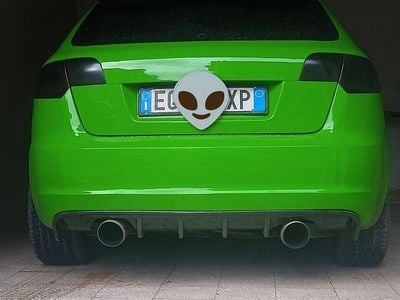 Usata Audi A3 Attraction 105 CV (77 kW) 2011 Verde Berlina