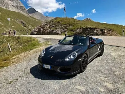 Usata Porsche Boxster Spyder 320 CV (235 kW) 2011 Nero Cabrio