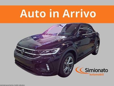 Usata VW T-Roc Cabriolet R-line 150 CV (110 kW) 2025 Nero Cabrio