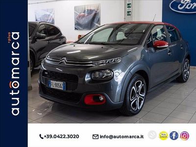 Begagnad Citroën C3 Feel 82 HK (60 kW) 2017 Grå Sedan