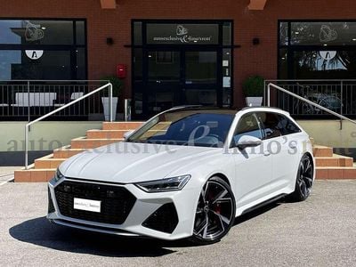 Usata Audi RS6 Ambiente 600 CV (441 kW) 2021 Bianco Station wagon
