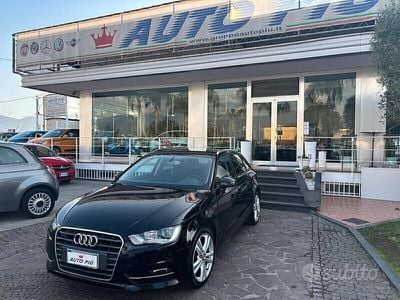 Usata Audi A3 Attraction 110 CV (80 kW) 2014 Nero Berlina