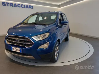Second-hand Ford Ecosport Titanium 99 CP (72 kW) 2018 Albastru SUV