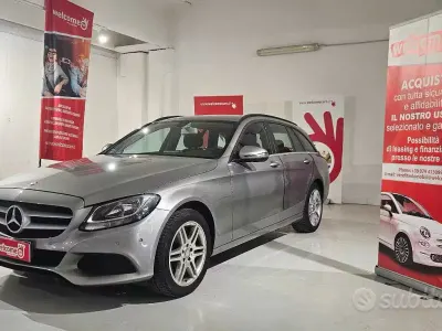 Usata Mercedes C200 Business 136 CV (100 kW) 2016 Grigio Station wagon