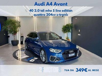 Usata Audi A4 S-Line 204 CV (150 kW) 2023 Blu/azzurro Station wagon