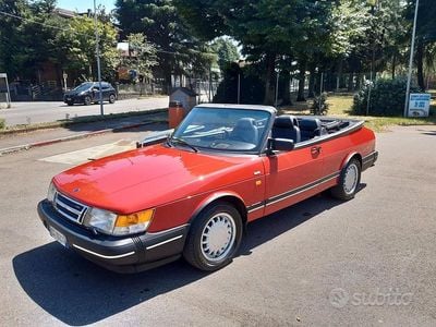 Usata Saab 900 Cabriolet 141 CV (103 kW) 1992 Rosso Cabrio