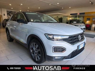 Usata VW T-Roc Advance 150 CV (110 kW) 2018 Argento SUV