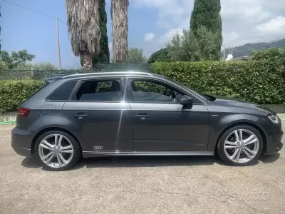 Usata Audi A3 S-Line 116 CV (85 kW) 2017 Grigio Berlina