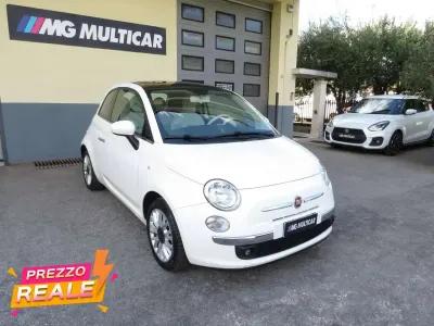 Usata Fiat 500 Lounge 69 CV (50 kW) 2014 Bianco Utilitaria