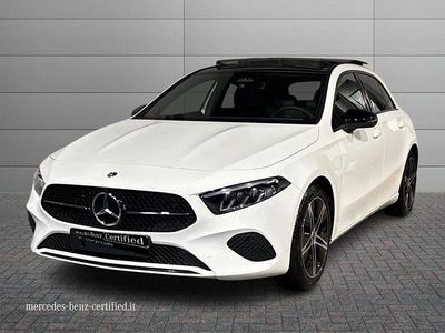 Usata Mercedes A180 Advanced 136 CV (100 kW) 2024 Bianco polare Berlina