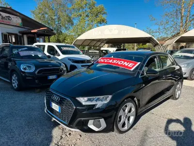 Usata Audi A3 Advanced 116 CV (85 kW) 2021 Nero Berlina