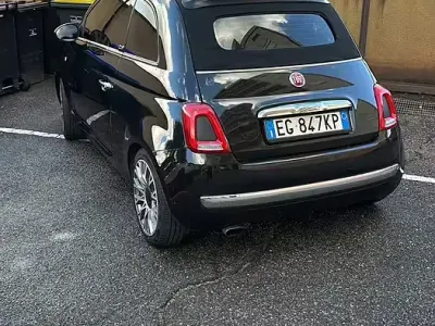 Usata Fiat 500C 95 CV (69 kW) 2012 Nero Cabrio
