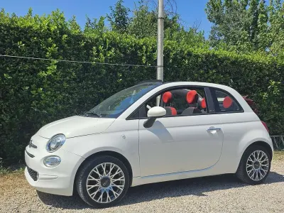 Usata Fiat 500C Pop 105 CV (77 kW) 2016 Bianco Cabrio