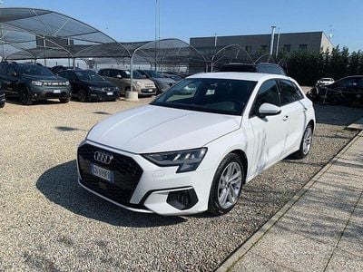 Usata Audi A3 Advanced 150 CV (110 kW) 2021 Bianco Berlina