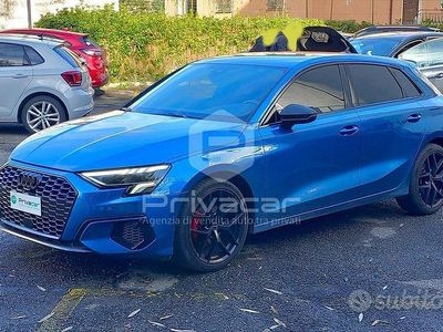 Usata Audi A3 Sportback Advanced 150 CV (110 kW) 2022 Blu Utilitaria