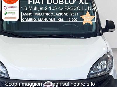 Usata Fiat Doblò Lounge 105 CV (77 kW) 2021 Bianco Monovolume