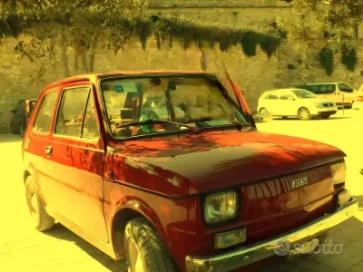 Usata Fiat 126 1970 Rosso